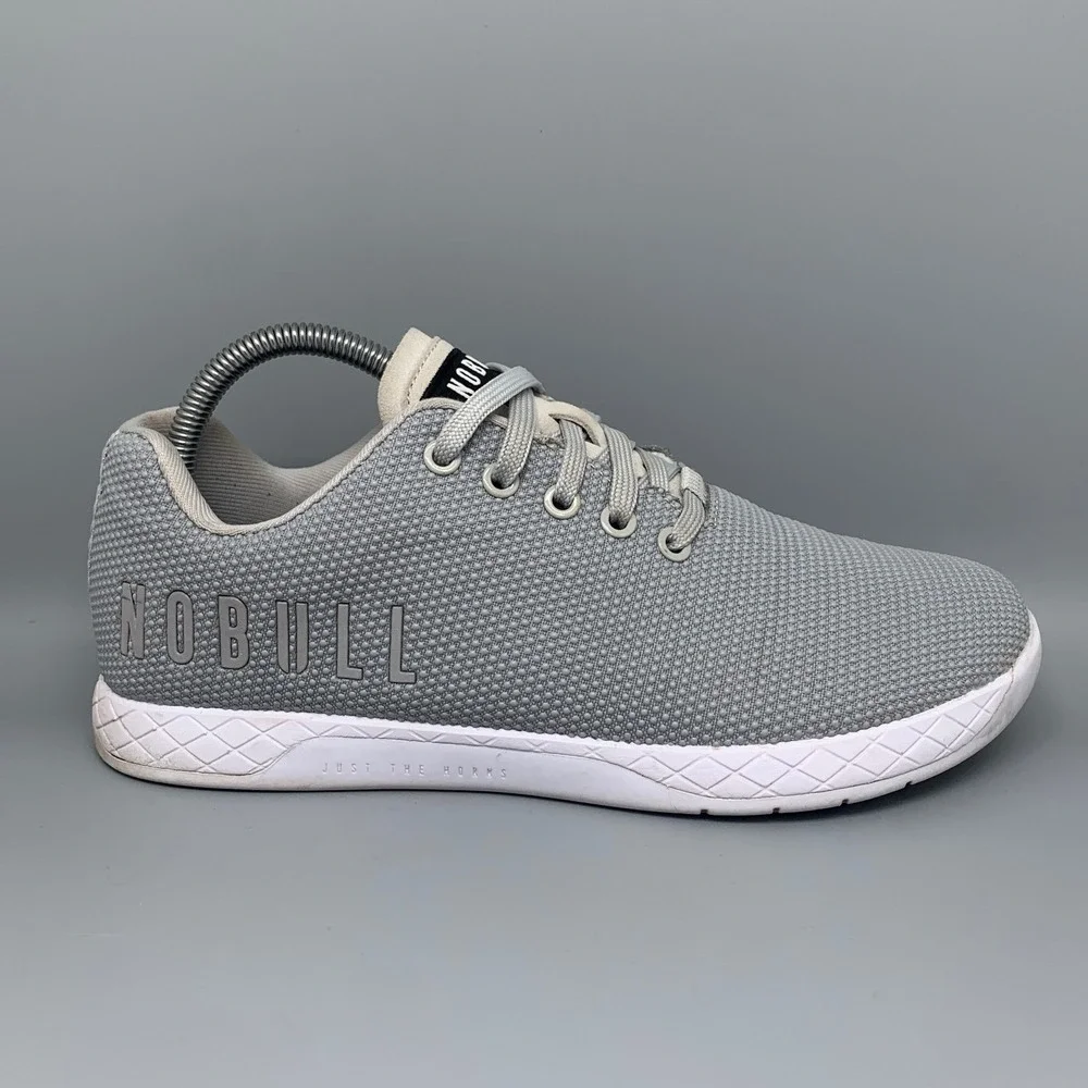 NOBULL Trainer Heather Grey SuperFabric Cross Training Shoes‎ Mens 7.5 Womens 9
